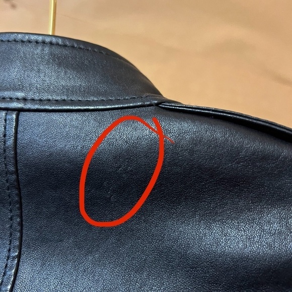 Theory | Bavewick Lamb Leather Stretch Crop Moto Jacket Black Size XS (Size P) - Picture 13 of 15